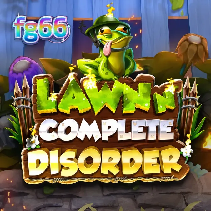 Lawn N’ Complete Disorder স্লট গেমের রঙিন ইন্টারফেস